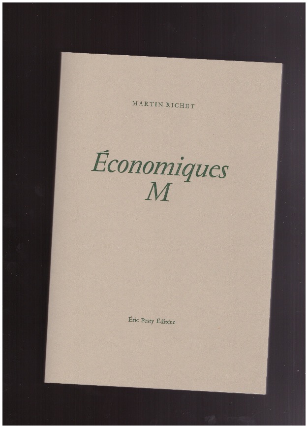 RICHET, Martin - Économiques M